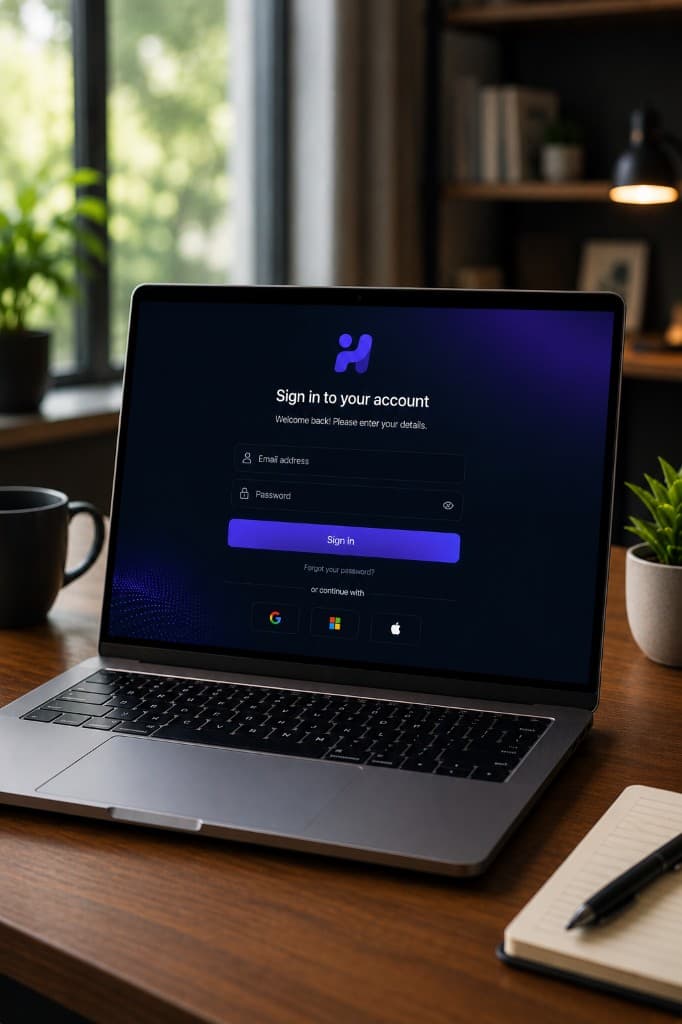 Anterviewer Candidate Login screen